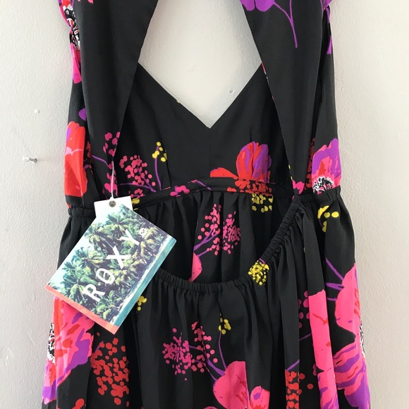 NWT ROXY Floral Dress - Picture 3 of 4